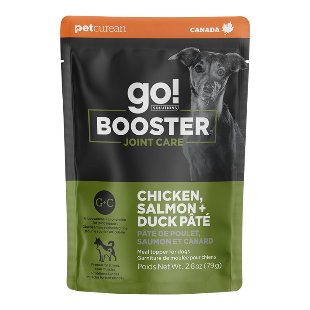 Go! Dog Booster Joint Care Pate Chicken, Salmon & Duck 2.8oz. (Case of 24)
