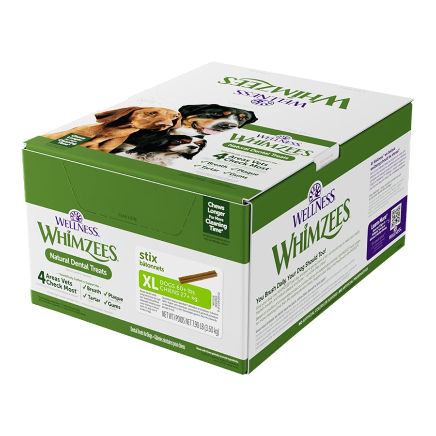 Whimzees Bulk Box Stix XL 30 Count