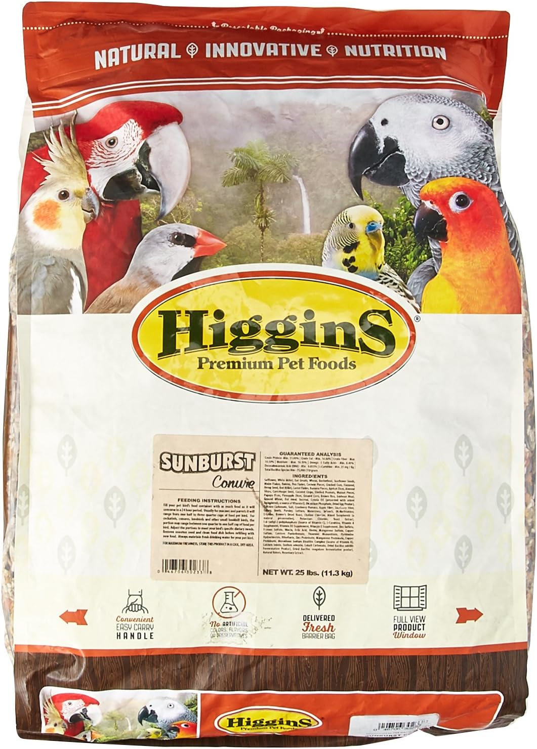 Sunburst Gourmet Blend Conure 25 Lb