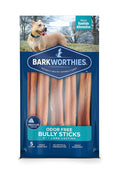 Barkworthies Bully Stick Odor Free Dig Treat 5pk/ 6in