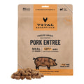 Vital Essentials Dog Freeze-Dried Raw Grain Free Pork Entree & Mixer Soft Nibs 14oz.