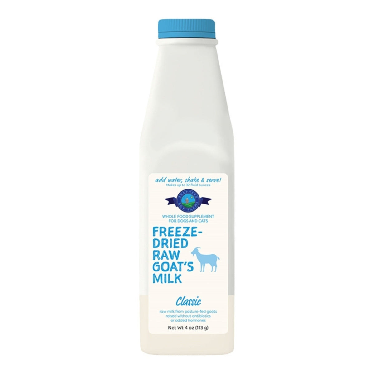 Shepherd Boy Farms Dog & Cat Freeze-Dried Raw Goat Milk Classic 32oz.