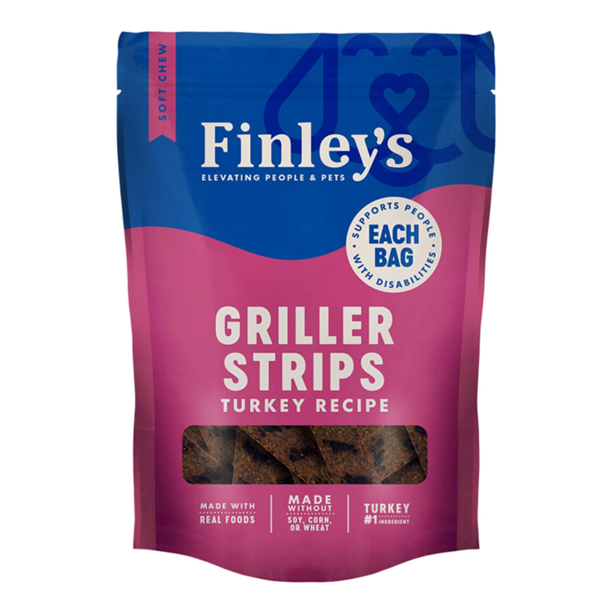 Finley's Dog Griller Strips Turkey 6oz.