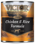 Victor Chicken & Rice Pate Canned Dog Food Can Dog Food 12ea/13.2oz