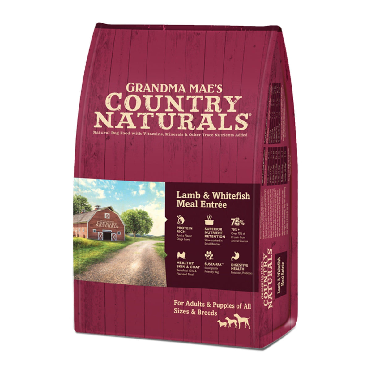 Grandma Mae's Lamb & Whitefish Meal Dry Dog Foods 4lb