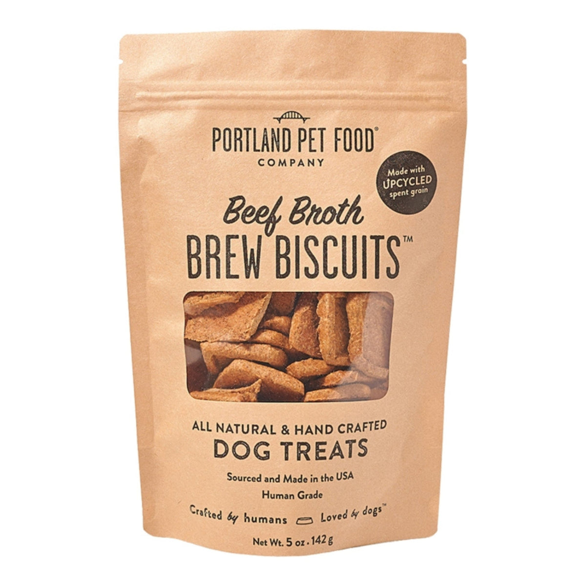 Portland Dog Beef Broth Brew Biscuits 5oz.