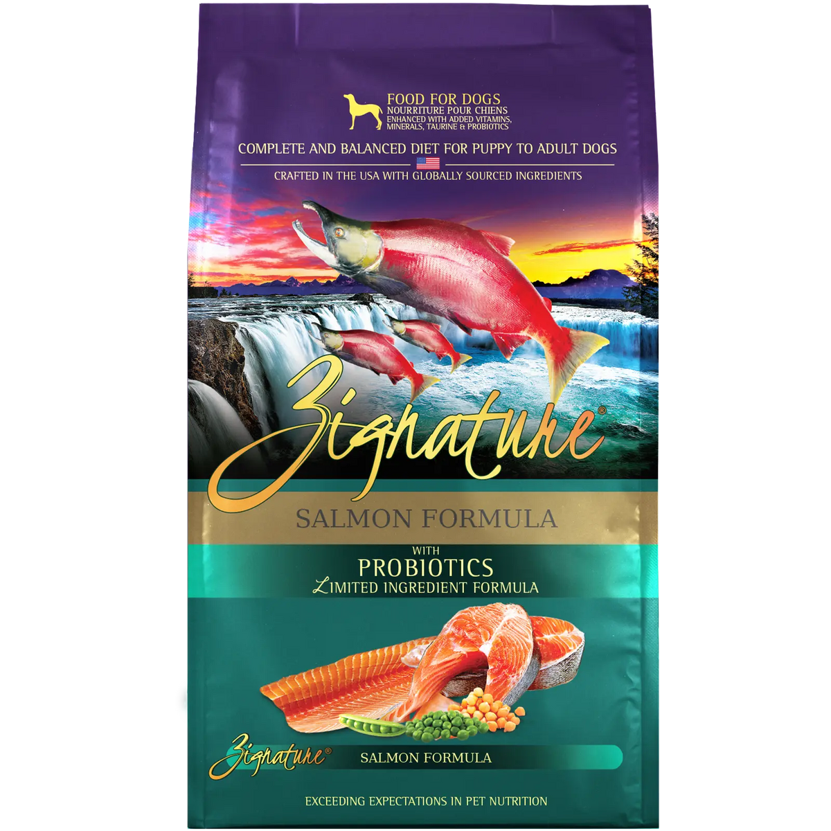 Zignature Dog 4Lb.  Salmon