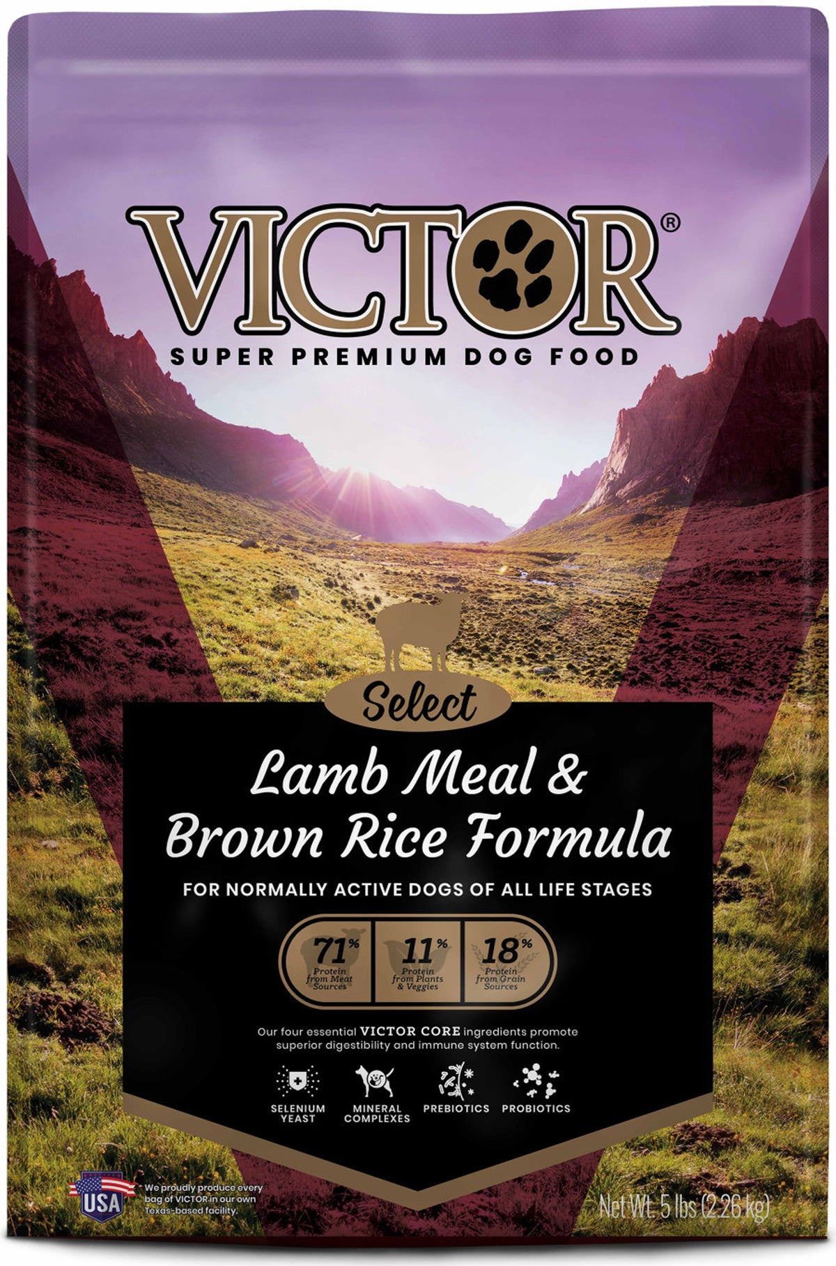 Victor Lamb Meal & Brown Rice Dry Dog Food 5lb