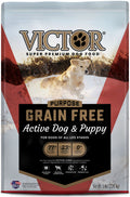 Victor Grain Free Active Dog & Puppy Dry Dog Food 5lb